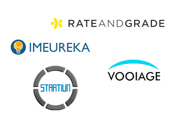 Proyectos en estudio: Rate And Grade, IMeureka, Vooiage y Startiun