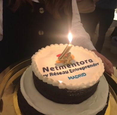 Tarta Netmentora 4º aniversario